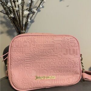 Juicy Couture Pink Geometric Crossbody Bag